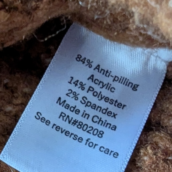 Yummy brand turtle neck chunky sweater medium - Picture 3 of 6